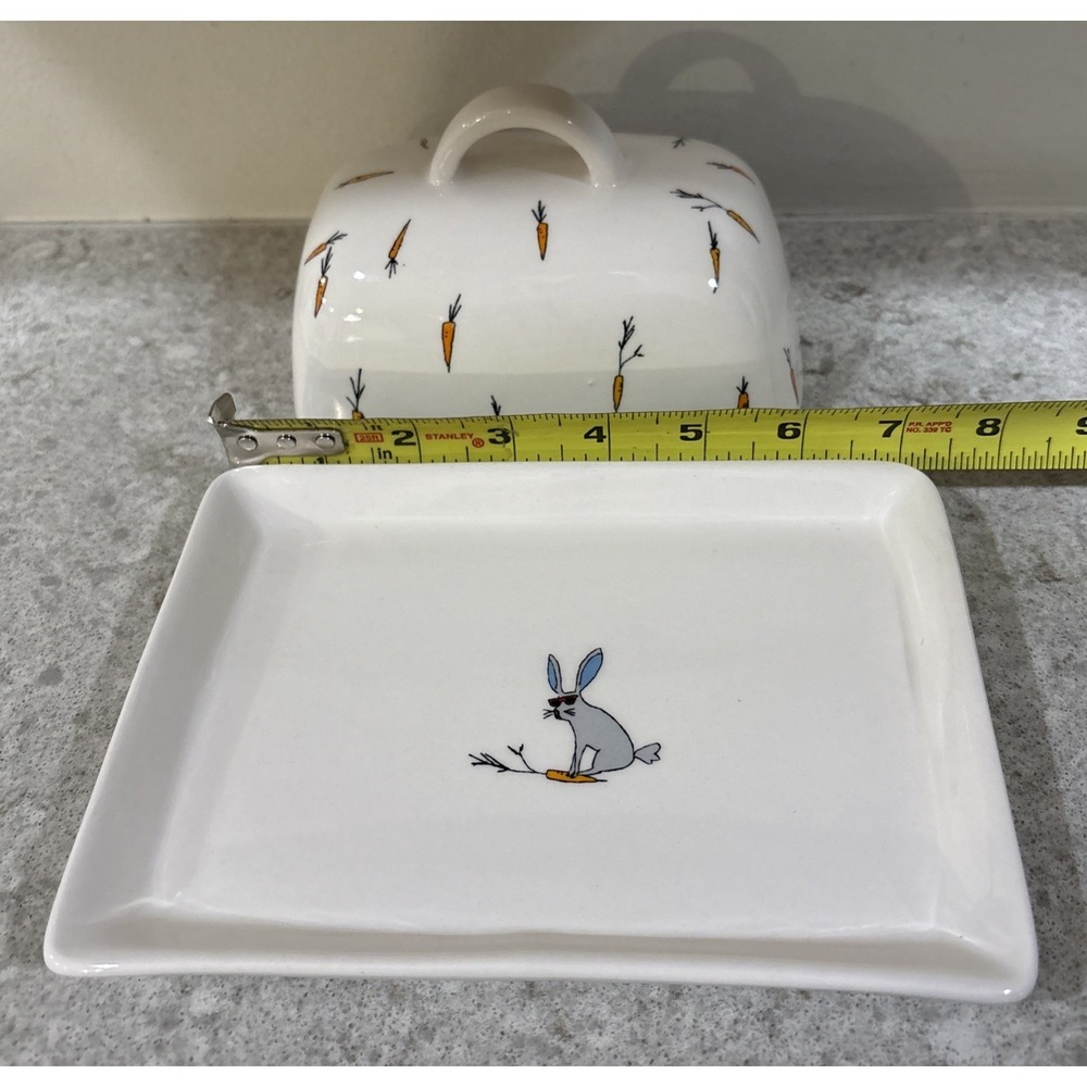 Magenta Jack's Carrots Designer Collection Butter Dish - Picture 6 of 10